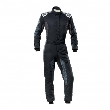 Promocije FIA race suit OMP Tecnica HYBRID black/silver | race-shop.si