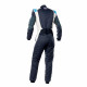 Obleke FIA race suit OMP Tecnica HYBRID blue/white/cyan | race-shop.si