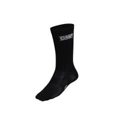 OMP Tecnica MY2022 socks with FIA approval, high black