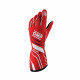 Rokavice Race gloves OMP ONE-S with FIA homologation (external stitching) red/white | race-shop.si