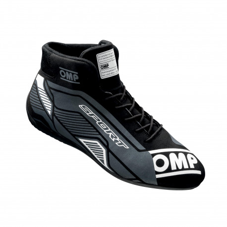 Promocije FIA dirkalni čevlji OMP SPORT, črna/siva | race-shop.si