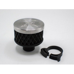 Pipercross zračni filter z gumijastim vratom (silver)