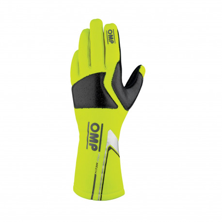 Rokavice Race gloves OMP PRO MECH-S with FIA homologation (inner stitching) yellow/black | race-shop.si