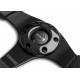 Volani 3-kraki volanski obroč MOMO JET, 320mm, usnje, 46mm zamik, črna/karbon | race-shop.si