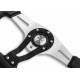 Volani 3-kraki volanski obroč MOMO TREK, 350mm, semiš, 40mm zamik, črna/srebrna/rumena | race-shop.si