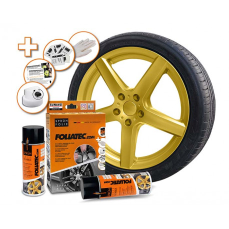 Spreji in folije SET FOLIATEC Spray Folija - GOLD METALLIC MATT | race-shop.si