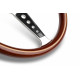 Volani 3-kraki volanski obroč MOMO CALIFORNIA, 360mm, les, 34mm zamik, rjava/srebrna | race-shop.si