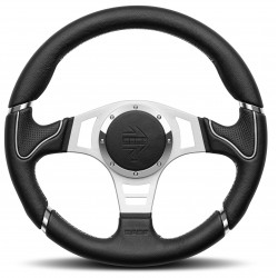 3 spokes steering wheel MOMO MILLENIUM SPORT 350mm, leather