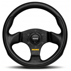 3 spokes steering wheel MOMO TEAM 280mm, leather