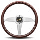 Volani 3 spoke steering wheel MOMO GRAND PRIX WOOD 350mm | race-shop.si