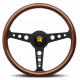 Volani 3 spoke steering wheel MOMO INDY HERITAGE Black 350mm | race-shop.si