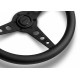 Promocije 3-kraki volanski obroč MOMO PROTOTIPO EDITION, 350mm, usnje, 39mm zamik, črna | race-shop.si