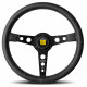 Volani 3-kraki volanski obroč MOMO PROTOTIPO HERITAGE, 350mm, usnje, 39mm zamik, črna | race-shop.si