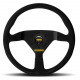 Volani 3 spoke steering wheel MOMO MOD.78 black 320mm, suede | race-shop.si