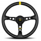 Volani 3-kraki volanski obroč MOMO MOD.07, 350mm, usnje, 72mm zamik, črna/rumena | race-shop.si