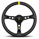 Volani 3 spoke steering wheel MOMO MOD.07 black 350mm, leather | race-shop.si