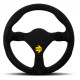 Volani 3 spoke steering wheel MOMO MOD.26 black 260mm, suede | race-shop.si