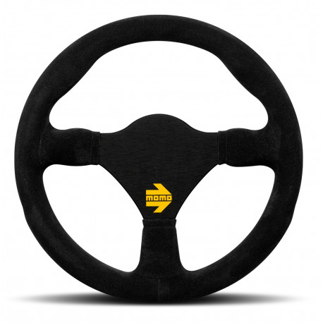 Volani 3 spoke steering wheel MOMO MOD.26 black 260mm, suede | race-shop.si