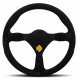 Volani 3 spoke steering wheel MOMO MOD.26 black 290mm, suede | race-shop.si