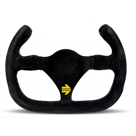 Volani 3-kraki volan MOMO MOD.27/C črna 270mm, semiš | race-shop.si