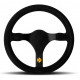 Volani 3 spoke steering wheel MOMO MOD.31 black 320mm, suede | race-shop.si