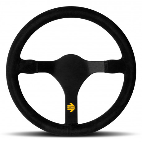 Volani 3 spoke steering wheel MOMO MOD.31 black 340mm, suede | race-shop.si