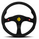 Volani 3-kraki volan MOMO MOD.80 NEW črna 350mm, semiš | race-shop.si