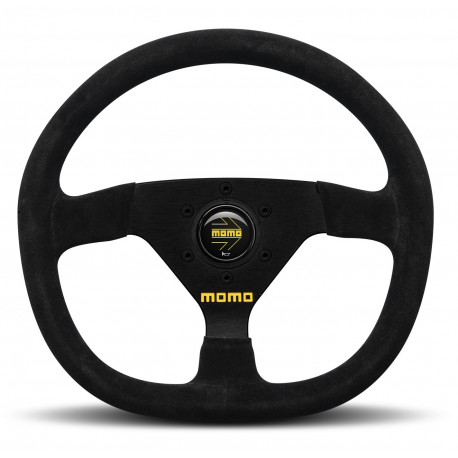 Volani 3 spoke steering wheel MOMO MOD.88 black 320mm, suede | race-shop.si
