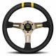 Volani 3 spokes steering wheel MOMO DRIFTING 330mm, suede | race-shop.si