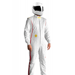 FIA race suit MOMO PRO-LITE white/red