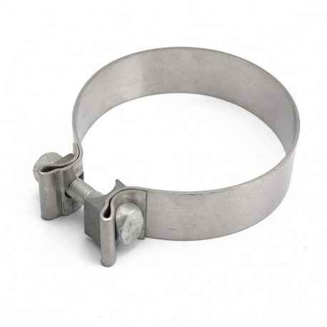 Izpušne objemke Exhaust wide band clamp, stainless steel 70mm (2,75") | race-shop.si