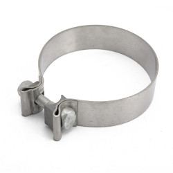 Široka objemka za izpušni sistem, nerjaveče jeklo 63mm (2,5")