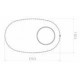 Elements for the construction of mufflers Pokrov izpušnega lonca, ovalna stran, izhod 95mm 127x203mm | race-shop.si