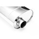 1x vhod / 1x izhod Sredinski izpušni lonec (dušilec zvoka) 60mm RM Motors | race-shop.si