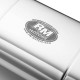 1x vhod / 1x izhod Sredinski izpušni lonec (dušilec zvoka) 60mm RM Motors | race-shop.si