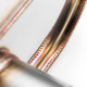 1x vhod / 1x izhod Sredinski izpušni lonec (dušilec zvoka) 60mm RM Motors | race-shop.si