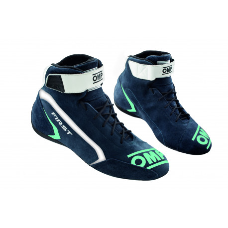 Čevlji FIA race shoes OMP FIRST navy blue/tiffany | race-shop.si