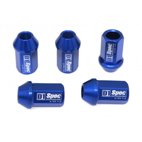 Matice, vijaki in zatiči Kolesne matice lahke D1 Spec M12x1,25 - set 20 kosov | race-shop.si