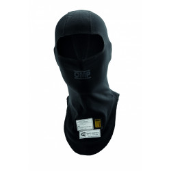 OMP One Evo podkapa (balaclava) z FIA homologacijo - črna