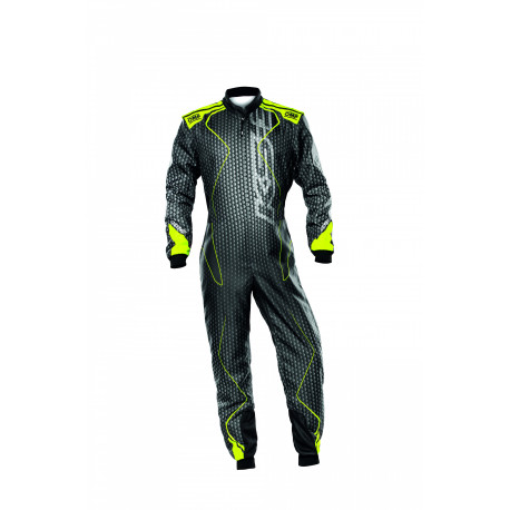 Obleke CIK-FIA race suit OMP KS-3 ART black/yellow | race-shop.si