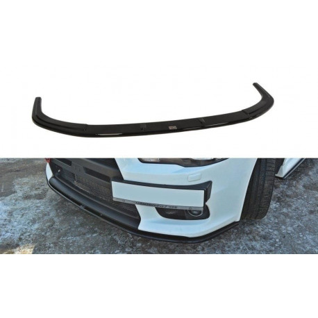 Body kit a vizuálne doplnky Sprednji spojler odbijača V.2 Mitsubishi Lancer Evo X | race-shop.si