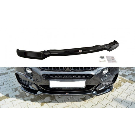 Body kit a vizuálne doplnky MAXTON DESIGN sprednji splitter za BMW X6 F16 MPACK, V1 | race-shop.si