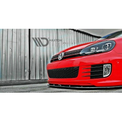 MAXTON DESIGN sprednji splitter za VW GOLF VI (FOR GOLF GTI 35TH), V2