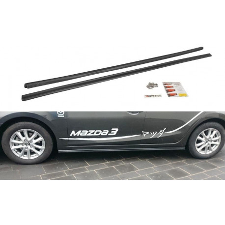 Body kit a vizuálne doplnky STRANSKI PRAGOVI Mazda 3 BN (Mk3) Facelift | race-shop.si