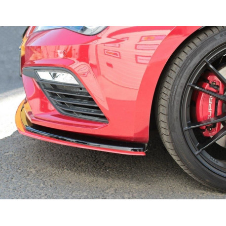 Body kit a vizuálne doplnky Sprednji spojler odbijača (splitter) v.3 Seat Leon MK3 Cupra/ FR Facelift | race-shop.si