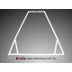 Stebrički Audi A4 00-04 UltraRacing 4-Point Rear Lower Brace | race-shop.si