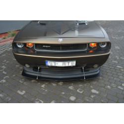 HYBRID Sprednji spojler odbijača (splitter) V.1 DODGE CHALLENGER MK3. PHASE-I SRT8 COUPE