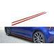 Body kit a vizuálne doplnky MAXTON DESIGN difuzorji stranskih pragov za VW Golf 7 R / R-Line Facelift, V2 | race-shop.si