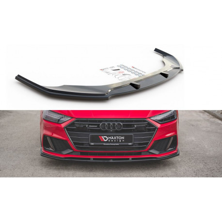 Body kit a vizuálne doplnky MAXTON DESIGN sprednji splitter za Audi A7 C8 S-Line / S7 C8, V2 | race-shop.si