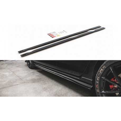 Body kit a vizuálne doplnky Stranski pragovi (+ difuzor) VW Golf 7 GTI TCR | race-shop.si